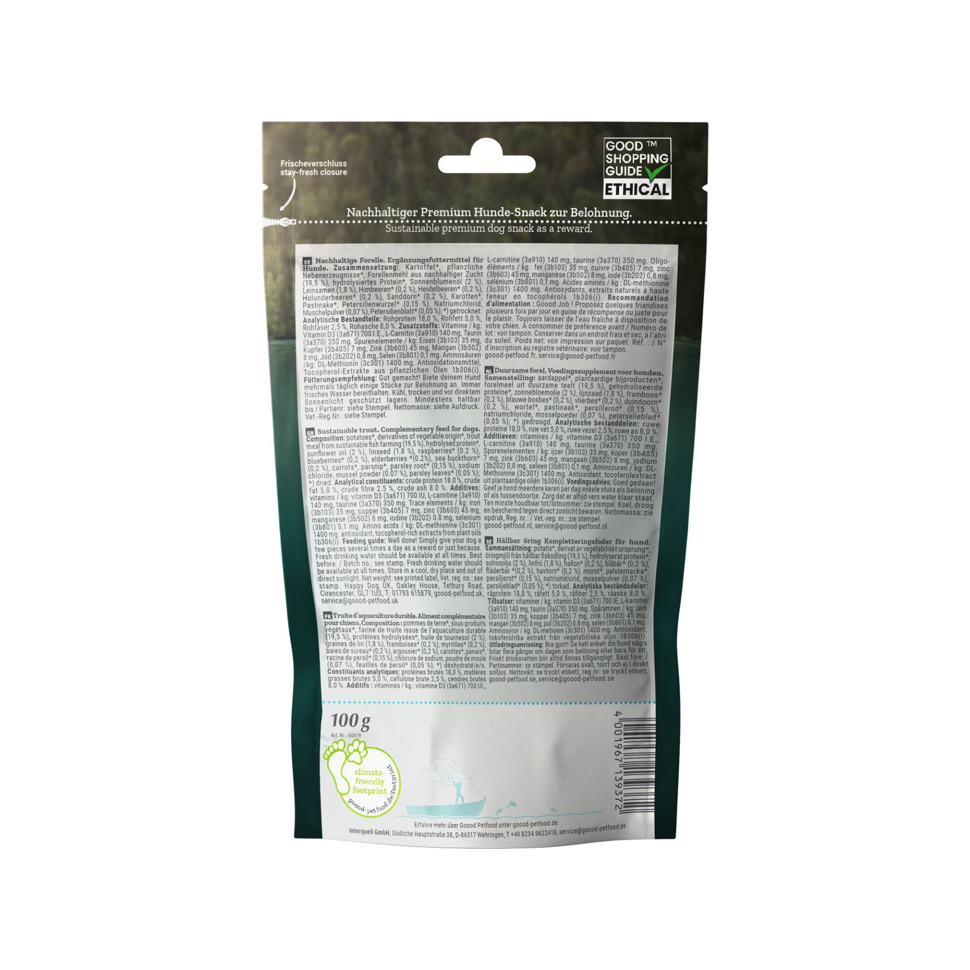 GOOOD Adult Soft Gooodies - Nachhaltige Forelle - 100 g von Goood