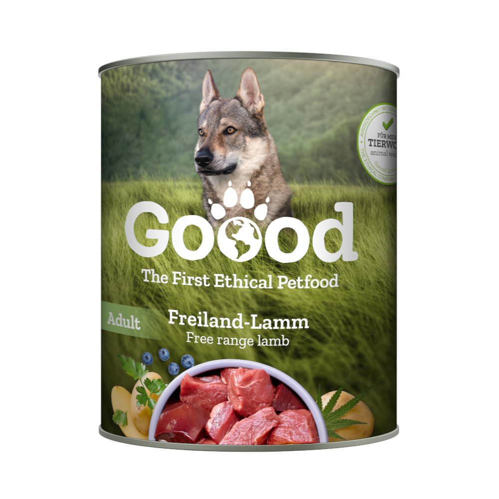 Goood Adult Dog 6 x 800 g - Freiland-Lamm Goood Adult Dog 6 x 800 g - Freiland-Lamm von Goood