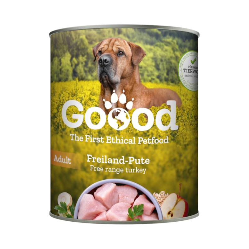 Goood Adult Dog 6 x 800 g - Freiland-Pute von Goood