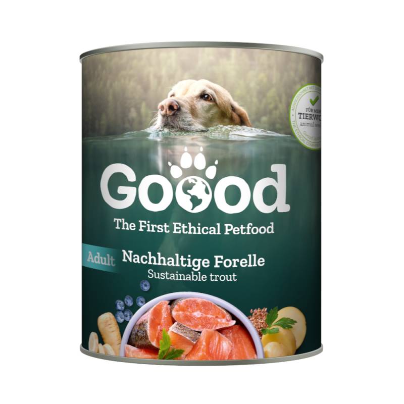 Goood Adult Dog 6 x 800 g - Nachhaltige Forelle von Goood