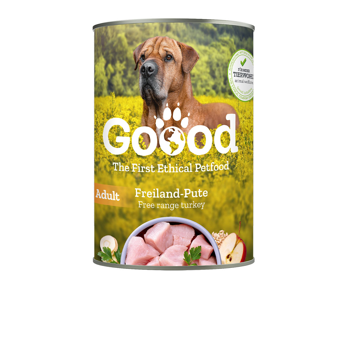 Goood Adult Freiland-Pute 12x400g Goood Adult Freiland-Pute 12x400g von Goood