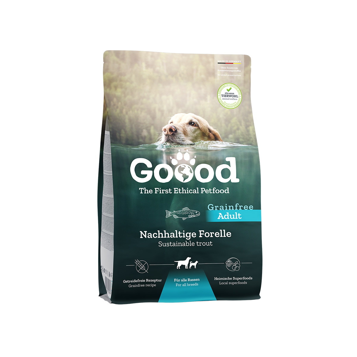 Goood Adult Nachhaltige Forelle 1,8kg Goood Adult Nachhaltige Forelle 1,8kg von Goood