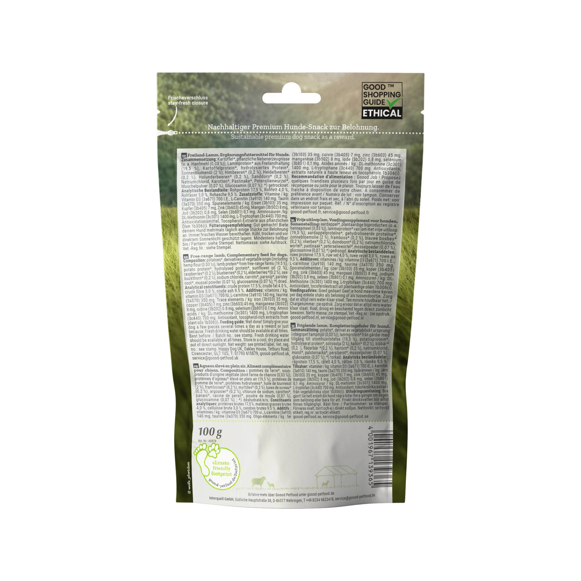 Goood Adult Soft Gooodies - Freilandlamm - 100 g von Goood