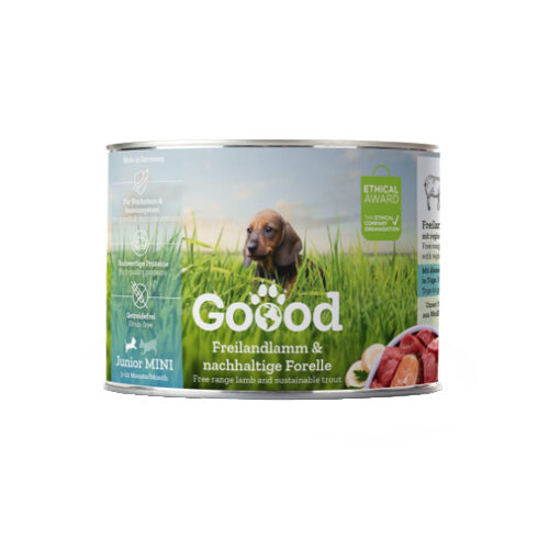 Goood Mini Junior - Freilandlamm & nachhaltige Forelle - 12 x 200 g von Goood