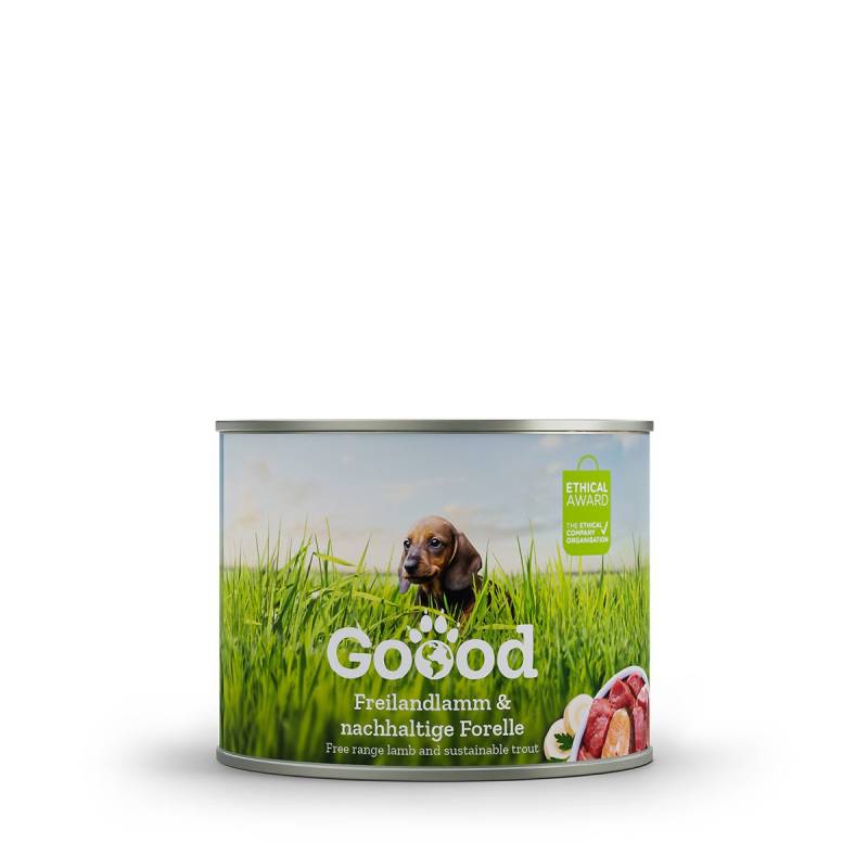 Goood Mini Junior Freilandlamm & nachhaltige Forelle 12x200g von Goood