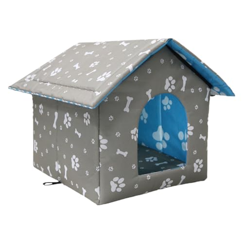 Goowafur Haustierbetten Für Katzen,Oxford-Stoff Outdoor Winterfeste Katzenhöhle | Warmes Geschlossenes Schlafplatz Für Kätzchen Tierheim Zuhause Indoor Reisen Winter Beruhigende Haustierzubehör von Goowafur