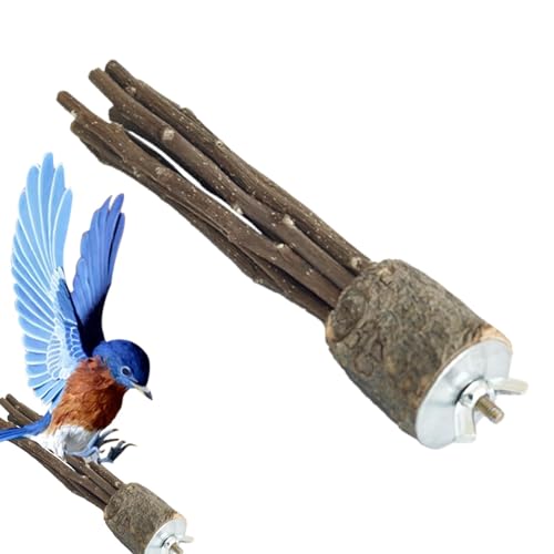 Goowafur Holzsitzstangen für Papageien,Holzvogelsitzstangen für Papageien | Vogelbarschständer - Hölzerner Papageienständerzweig, Pfotenschleifgabel, Sittichstab, Übungszweige für Nymphensittiche, Goowafur Holzsitzstangen für Papageien,Holzvogelsitzstangen für Papageien | Vogelbarschständer - Hölzerner Papageienständerzweig, Pfotenschleifgabel, Sittichstab, Übungszweige für Nymphensittiche, von Goowafur