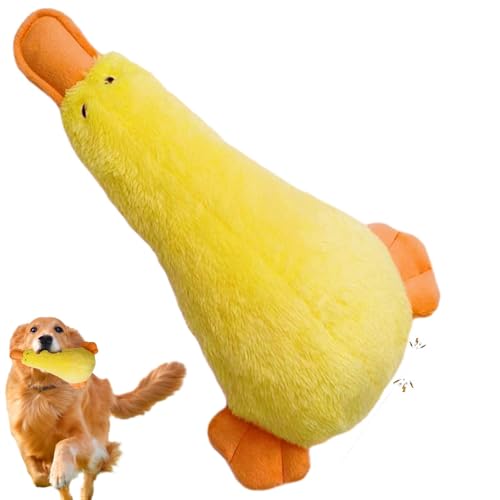 Goowafur Kauspielzeug für Hunde, Ente, ausgestopftes Enten-Plüsch-Hundespielzeug, Plüsch-Hundespielzeug, Quietsche-Ente, Welpenspielzeug, Langlebiges Haustierspielzeug, sicheres Welpenspielzeug zum Goowafur Kauspielzeug für Hunde, Ente, ausgestopftes Enten-Plüsch-Hundespielzeug, Plüsch-Hundespielzeug, Quietsche-Ente, Welpenspielzeug, Langlebiges Haustierspielzeug, sicheres Welpenspielzeug zum von Goowafur