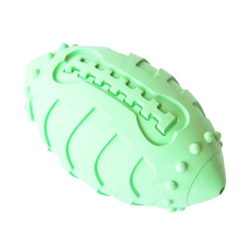 Goowafur Kauspielzeug für Hunde | Quietschender Gummi-Kaufußball - Leicht zu reinigender, langlebiger interaktiver Kaufußball für Apportier- und Outdoor-Spiele von Goowafur