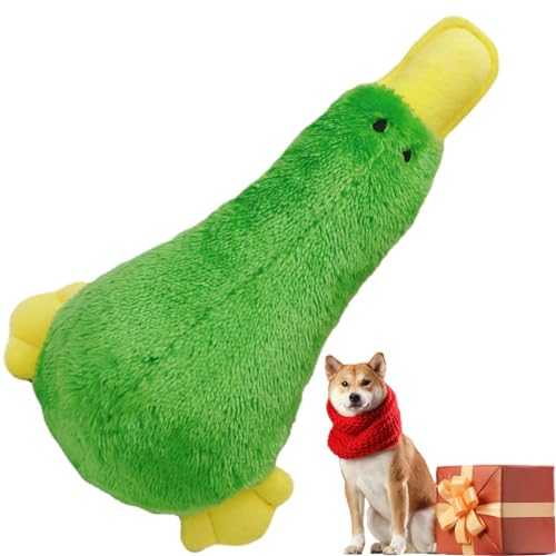 Goowafur Kauspielzeug für Hunde mit Ente, Kauspielzeug für Hunde mit quietschender Ente, Plüsch-Hundespielzeug, Quietsche-Ente, Welpenspielzeug, Sicheres Kauspielzeug, weiches Hundespielzeug für Goowafur Kauspielzeug für Hunde mit Ente, Kauspielzeug für Hunde mit quietschender Ente, Plüsch-Hundespielzeug, Quietsche-Ente, Welpenspielzeug, Sicheres Kauspielzeug, weiches Hundespielzeug für von Goowafur