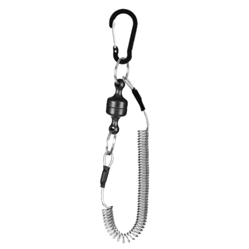 Goowafur Kescher Magnet - Rutenhalterung | Karabiner Leine Schnellverschluss Rutschsicher Halter für Salzwasser Landung Watten Boot Fluss Goowafur Kescher Magnet - Rutenhalterung | Karabiner Leine Schnellverschluss Rutschsicher Halter für Salzwasser Landung Watten Boot Fluss von Goowafur