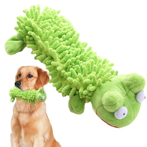 Goowafur Quietschendes Plüsch-Hundespielzeug,Quietschspielzeug für Hunde - Langlebiges Hundespielzeug für aggressive Kauer - Haustierspielzeug mit Quietschfüllung, Hundespielzeug für aggressive Kauer, Goowafur Quietschendes Plüsch-Hundespielzeug,Quietschspielzeug für Hunde - Langlebiges Hundespielzeug für aggressive Kauer - Haustierspielzeug mit Quietschfüllung, Hundespielzeug für aggressive Kauer, von Goowafur