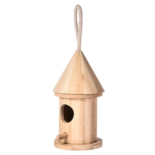Goowafur Vogelhäuser für draußen | Vogelhaus aus zum Aufhängen im Freien,Bauernhaus Dekoratives Vogelnest Geschenk für Kolibris, Kardinäle, Drosseln und Wildvögel Goowafur Vogelhäuser für draußen | Vogelhaus aus zum Aufhängen im Freien,Bauernhaus Dekoratives Vogelnest Geschenk für Kolibris, Kardinäle, Drosseln und Wildvögel von Goowafur