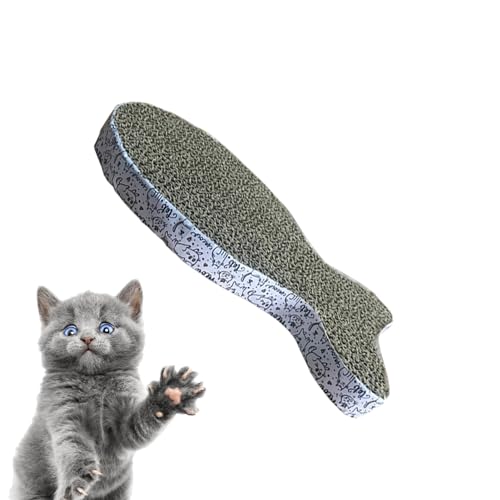Katzen-Kratzmatte, Katzen-Pad-Spielzeug-Kratzer, interaktives Trainings-Übungs-Maus-Spielspielzeug, für Katzen-Schleifkrallen und zum Schutz von Möbeln, für kleine mittelgroße Haustiere von Goowafur