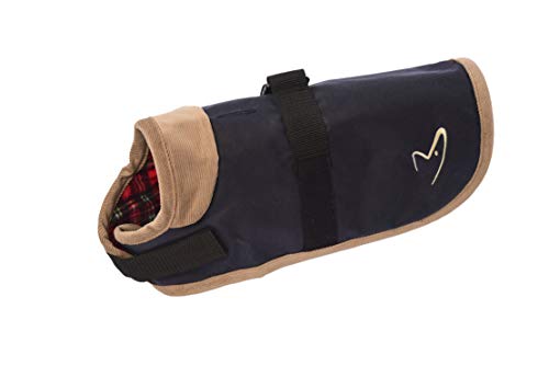 Gorpets Edinburgh Wachsmantel, 36 cm, Marineblau von Gor Pets