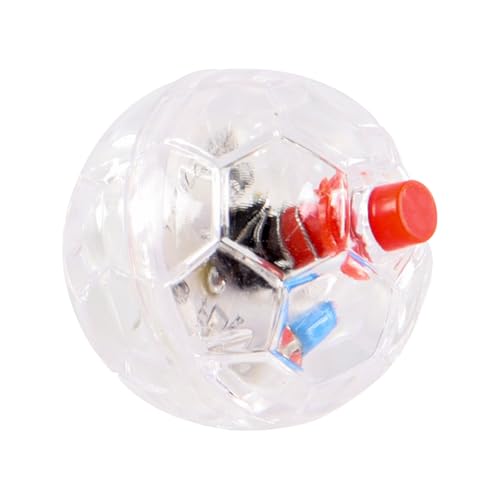 Gorise 3 Stück blinkende Bälle für Haustiere, interaktive leuchtende Bälle für Katzen und kleine Hunde, tragbares Spiel mit transparentem Fußballgehäuse und rotem Schalter Gorise 3 Stück blinkende Bälle für Haustiere, interaktive leuchtende Bälle für Katzen und kleine Hunde, tragbares Spiel mit transparentem Fußballgehäuse und rotem Schalter von Gorise