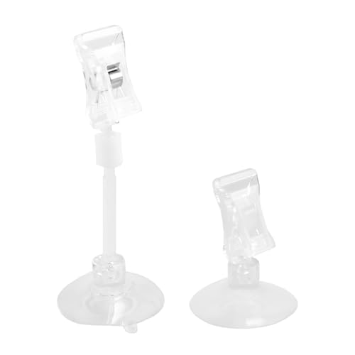 Gorise 6er-Pack Algen-Saugklammern, transparente Aquarium-Futterspender, Saugklammer für Fischtank, Aquarium-Zubehör, Mehrzweck-Fütterungswerkzeug für Algen, Salat und Seetang Gorise 6er-Pack Algen-Saugklammern, transparente Aquarium-Futterspender, Saugklammer für Fischtank, Aquarium-Zubehör, Mehrzweck-Fütterungswerkzeug für Algen, Salat und Seetang von Gorise