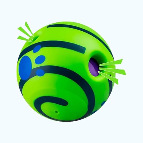 Gorwagely Lustiger quietschender Kicherball für kleine, mittelgroße und große Hunde, Training, Dekompression, 9 cm Gorwagely Lustiger quietschender Kicherball für kleine, mittelgroße und große Hunde, Training, Dekompression, 9 cm von Gorwagely