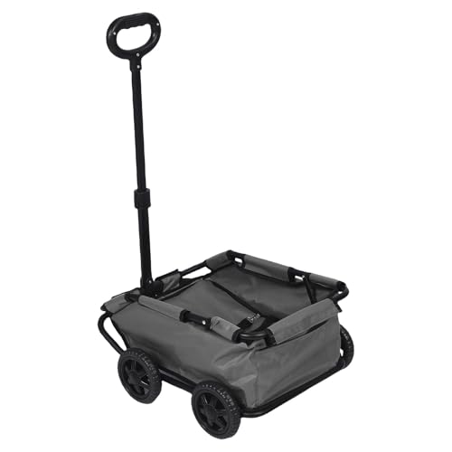 Ziehbarer Kinderwagen, 4 Multifunktional PET -Karren (Gray) von Goshyda