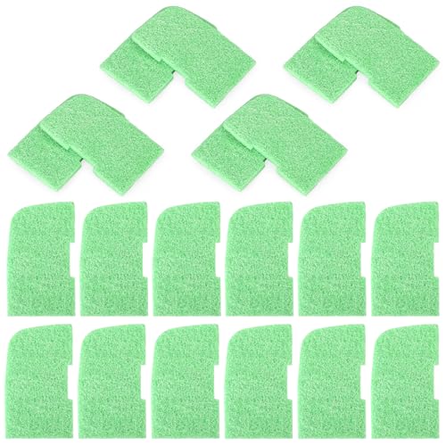 Gosknor 20 Stück Phosphat Entferner Pads, Ersatzkanister Medienfilter Pad für 306/307/406/407 Aquarium Filter (Grün) von Gosknor