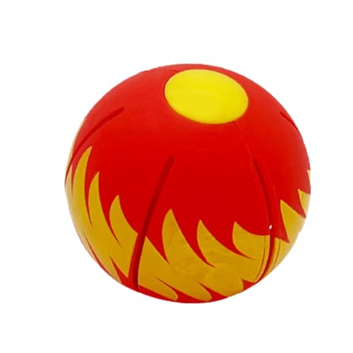 Gotoger D- 1 STK. Kunststoff- Fliegende Untertasse Ball Haustier-Spielzeug Outdoor-Training Interaktives Werfen und Spielen DISC von Gotoger