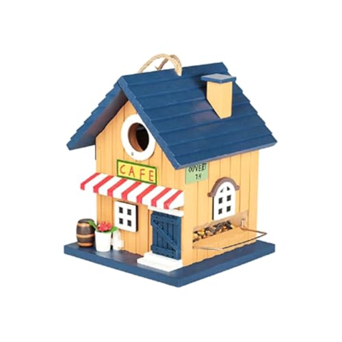 Goufride 2IN1 Cafe Blue-Vogelhaus und Vogelfutterstation 2 Optionen Eingangsgröße für Blaumeisen Spatzen und Finken Goufride 2IN1 Cafe Blue-Vogelhaus und Vogelfutterstation 2 Optionen Eingangsgröße für Blaumeisen Spatzen und Finken von Goufride