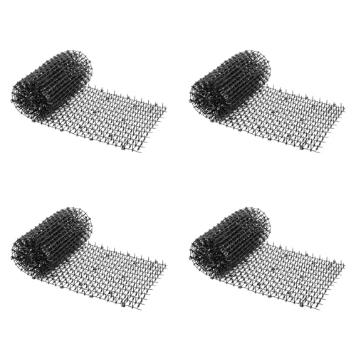 Goufride 4X Katzen- und Hundematte mit Spikes, Katzen- und Hundeabwehrmatte mit Tierspikes, Katzen- und Hundematte für Drinnen und Draußen, für Den Garten, 150 X 30 cm von Goufride
