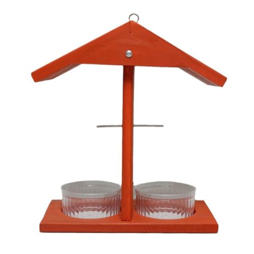 Goufride Vogelhäuschen Aus, für Den Garten, Vogelhäuschen, Futterspender für Draußen, zum Aufhängen, Futterspender für Haustiere, Balkon Goufride Vogelhäuschen Aus, für Den Garten, Vogelhäuschen, Futterspender für Draußen, zum Aufhängen, Futterspender für Haustiere, Balkon von Goufride