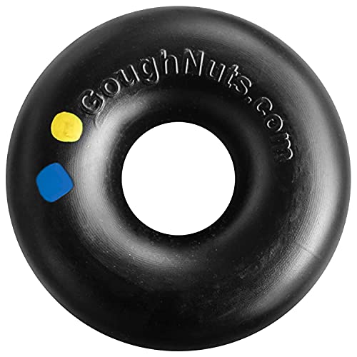 Goughnuts - Hunde-Kauspielzeug, praktisch unzerstörbar - Das Hundespielzeug für Power-Kauer hält selbst hartnäckigen Hunden Stand - Robuster Kautschukring für große Rassen 27-55 kg - Schwarz 15 cm Goughnuts - Hunde-Kauspielzeug, praktisch unzerstörbar - Das Hundespielzeug für Power-Kauer hält selbst hartnäckigen Hunden Stand - Robuster Kautschukring für große Rassen 27-55 kg - Schwarz 15 cm von Goughnuts