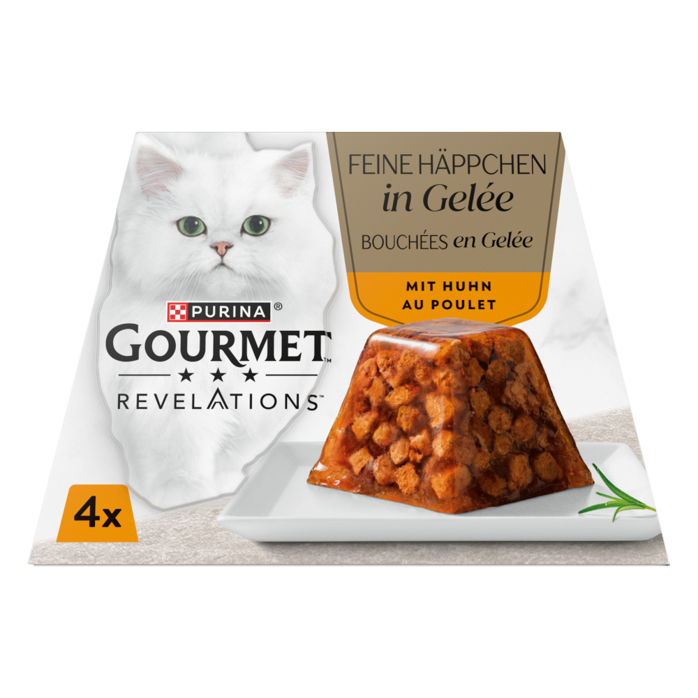 12 + 4 gratis! 16 x 57 g Gourmet Revelations - Fine Cuts: Huhn von Gourmet