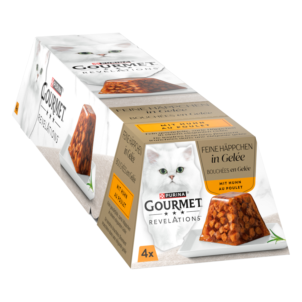 12 + 4 gratis! 16 x 57 g Gourmet Revelations - Fine Cuts: Huhn 12 + 4 gratis! 16 x 57 g Gourmet Revelations - Fine Cuts: Huhn von Gourmet