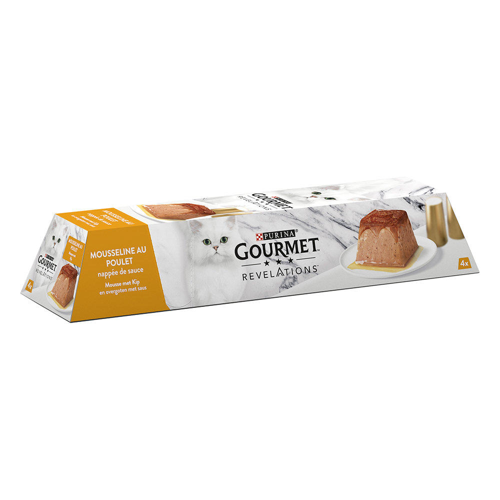 12 + 4 gratis! 16 x 57 g Gourmet Revelations - Mousse: Huhn 12 + 4 gratis! 16 x 57 g Gourmet Revelations - Mousse: Huhn von Gourmet