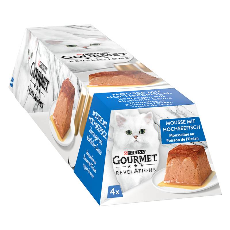 12 + 4 gratis! 16 x 57 g Gourmet Revelations - Mousse: Meeresfisch 12 + 4 gratis! 16 x 57 g Gourmet Revelations - Mousse: Meeresfisch von Gourmet
