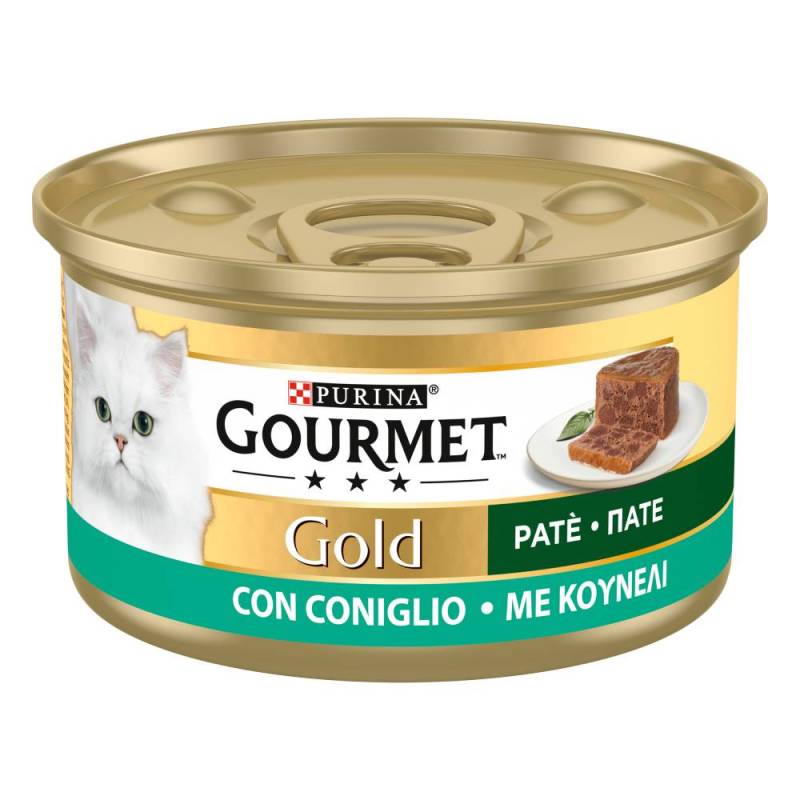 24 x 85 g / 48 x 85 g Gourmet Gold zum Sonderpreis! - 2 x (24 x 85 g) Feine Pastete: Kaninchen von Gourmet