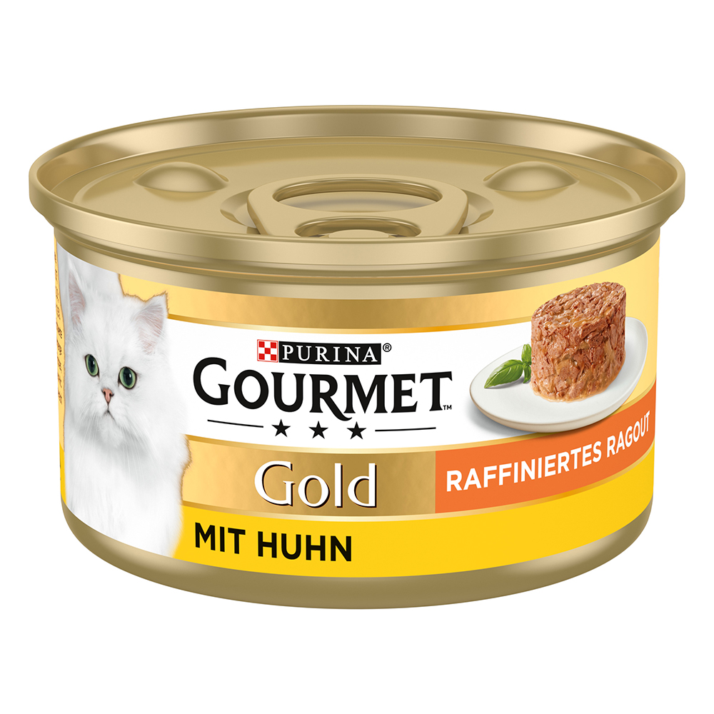 3 + 1 gratis! 4 x Gourmet Gold - Raffiniertes Ragout: Huhn (4 x 12 x 85 g) von Gourmet