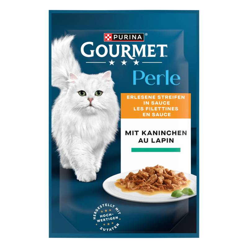 4 + 1 gratis! 5 x Gourmet Perle  - Kaninchen 5 x (26 x 85 g) von Gourmet