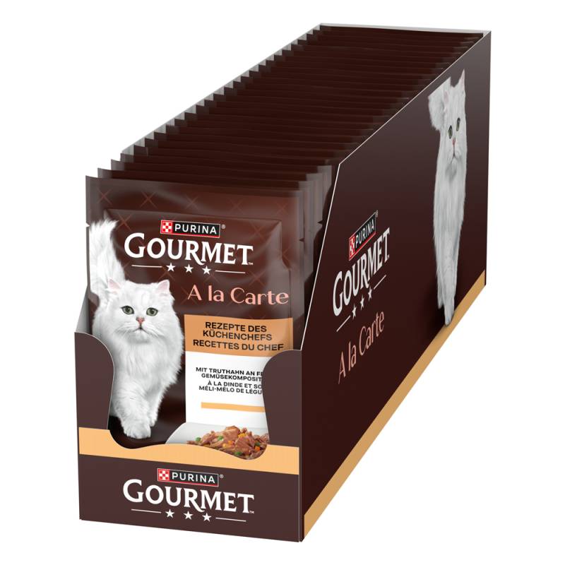 52 x 85 g Purina GOURMET A la Carte zum Sonderpreis! - Truthahn und Gemüse 52 x 85 g Purina GOURMET A la Carte zum Sonderpreis! - Truthahn und Gemüse von Gourmet