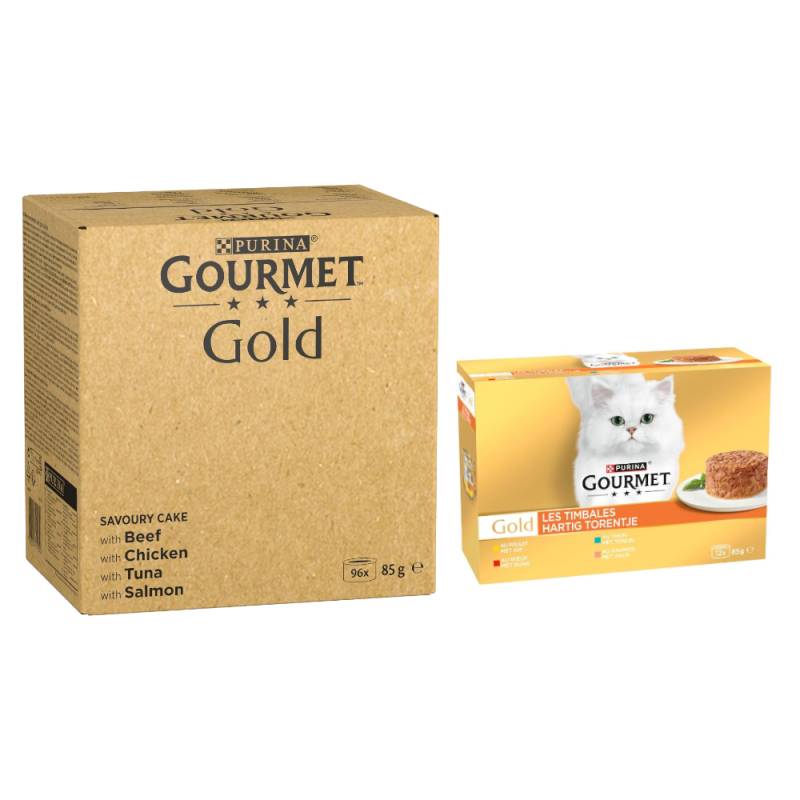96 x 85 g Jumbopack Gourmet + 24 x 85 g passendes Nassfutter gratis! - 96 x 85 g Gold Raffiniertes Ragout: Rind, Huhn, Thunfisch, Lachs + 24 x 85 g Raffiniertes Ragout: Fleisch Mix mit Gemüse 96 x 85 g Jumbopack Gourmet + 24 x 85 g passendes Nassfutter gratis! - 96 x 85 g Gold Raffiniertes Ragout: Rind, Huhn, Thunfisch, Lachs + 24 x 85 g Raffiniertes Ragout: Fleisch Mix mit Gemüse von Gourmet
