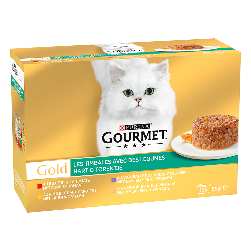 96 x 85 g Jumbopack Gourmet Gold + 26 x 85 g Perle Genuss in Soße gratis! - Terrine: mit Gemüse 96 x 85 g Jumbopack Gourmet Gold + 26 x 85 g Perle Genuss in Soße gratis! - Terrine: mit Gemüse von Gourmet