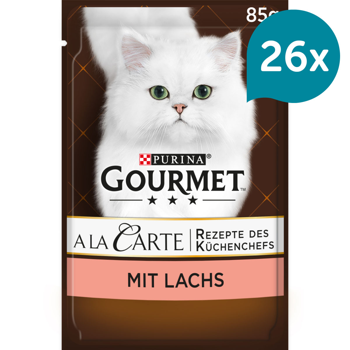 GOURMET A la Carte Lachs & Gemüse 26x85g von Gourmet