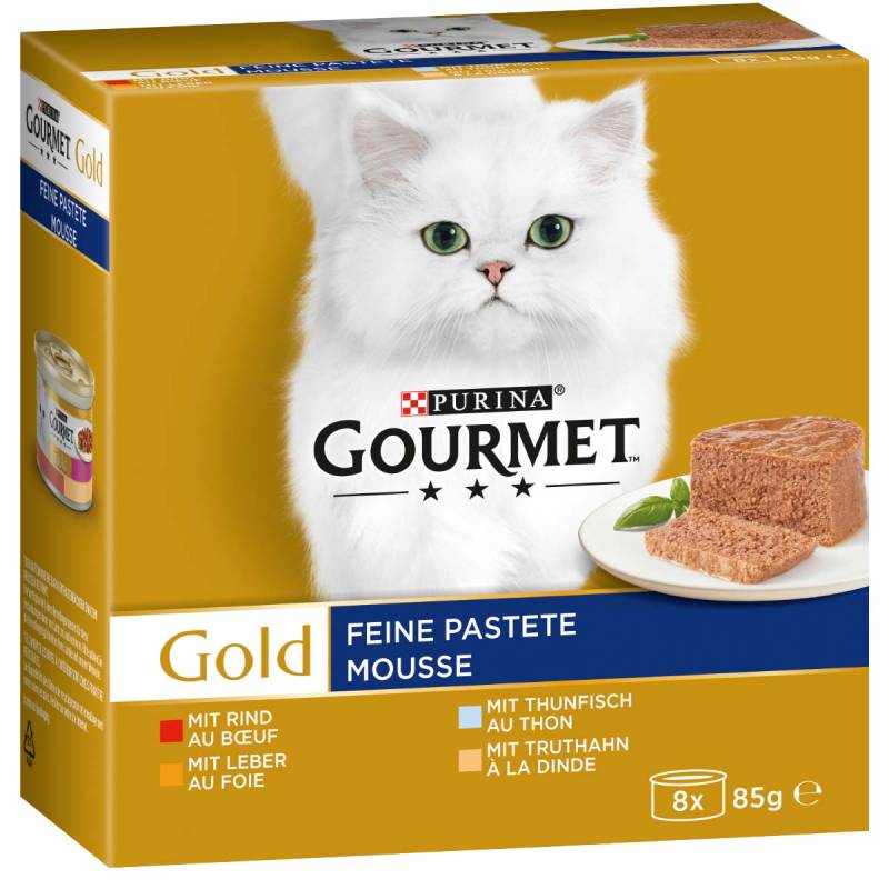 GOURMET Gold Feine Pastete Mixpaket 8x85g von Gourmet