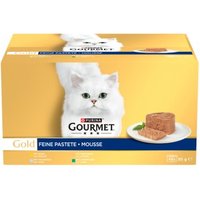 GOURMET Gold Nassfutter Katze, Adult, Feine Pastete 48x85g von Gourmet