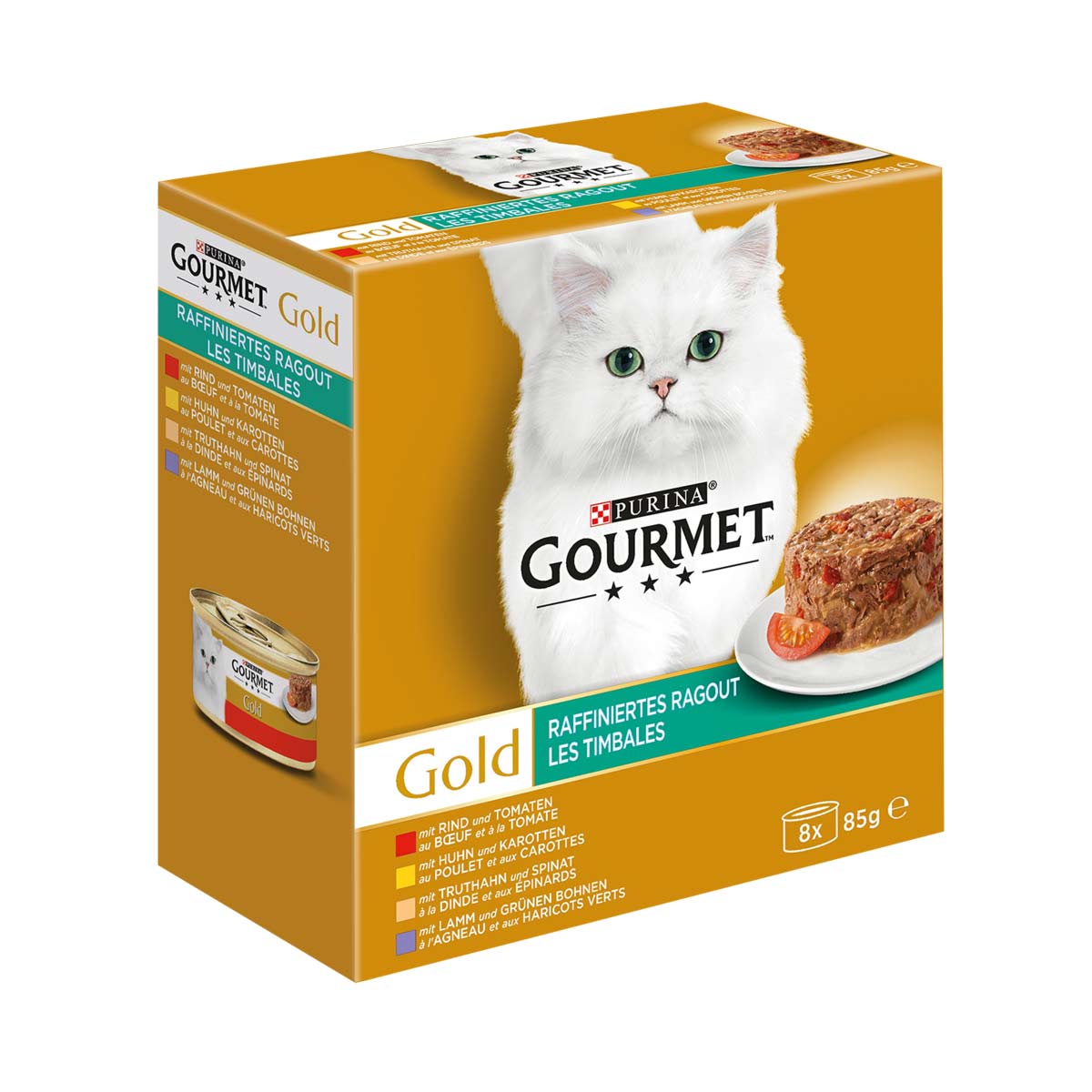 GOURMET Gold Raffiniertes Ragout Mixpaket 8x85g von Gourmet
