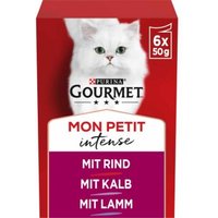 GOURMET Mon Petit Intense 8x6x50g mit Rind, Kalb, Lamm von Gourmet