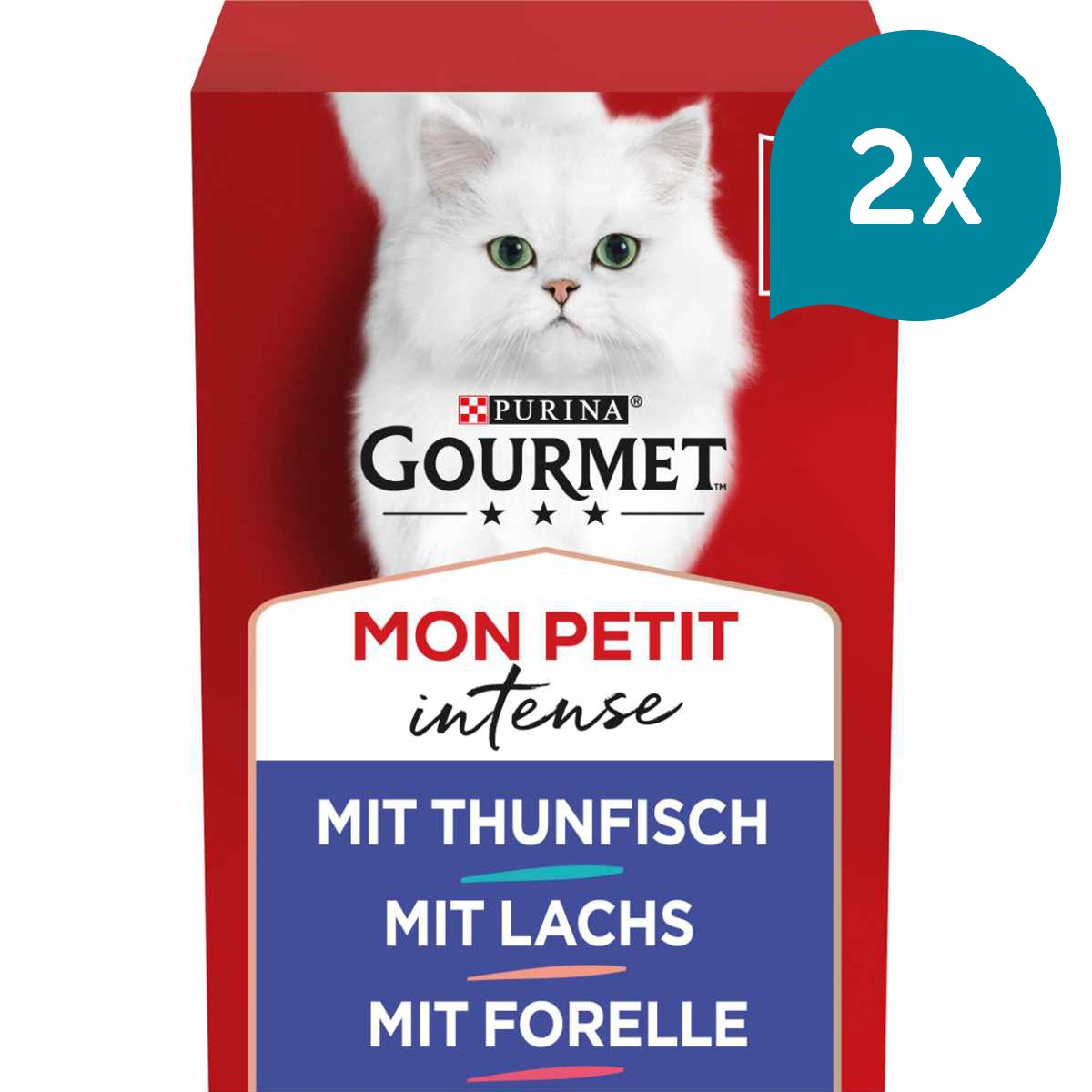 GOURMET Mon Petit Intense Fisch-Variationen 12x50g von Gourmet