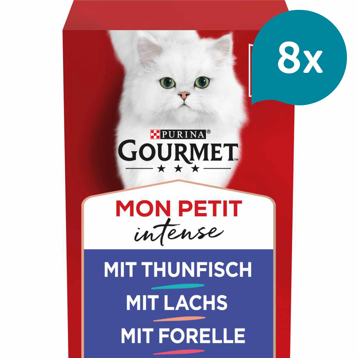 GOURMET Mon Petit Intense Fisch-Variationen 48x50g von Gourmet