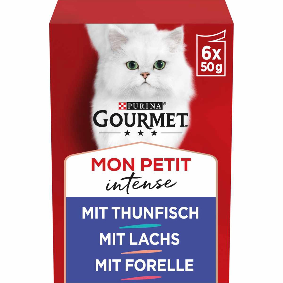 GOURMET Mon Petit Intense Fisch-Variationen 6x50g GOURMET Mon Petit Intense Fisch-Variationen 6x50g von Gourmet