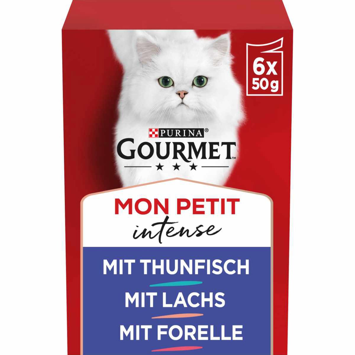 GOURMET Mon Petit Intense Fisch-Variationen 6x50g von Gourmet