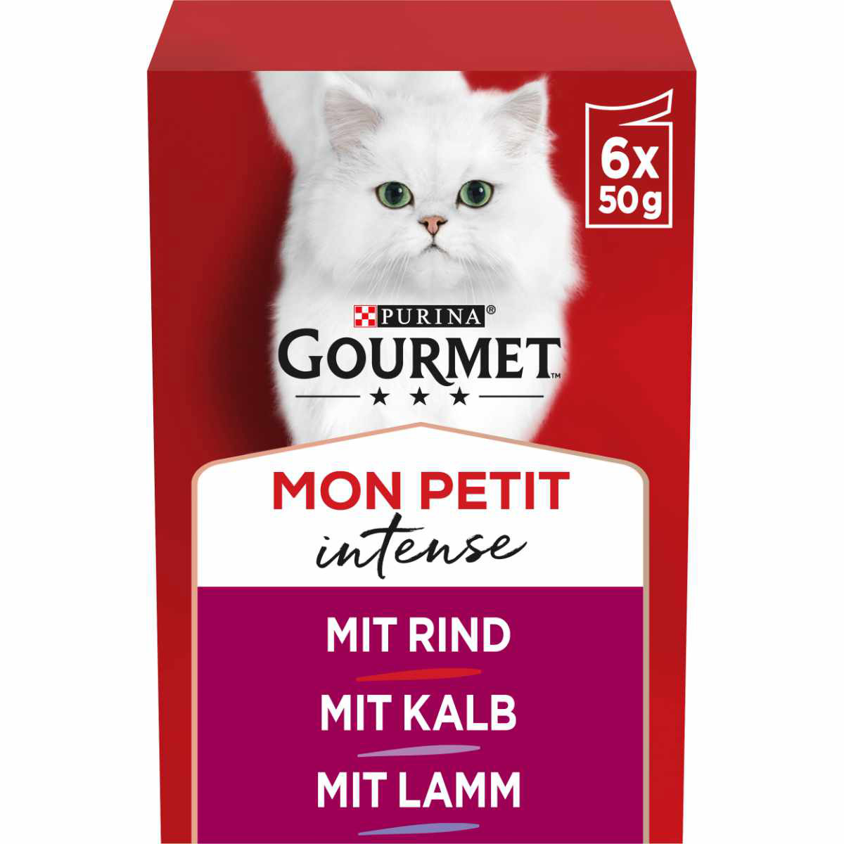 GOURMET Mon Petit Intense Fleisch-Variationen 6x50g von Gourmet