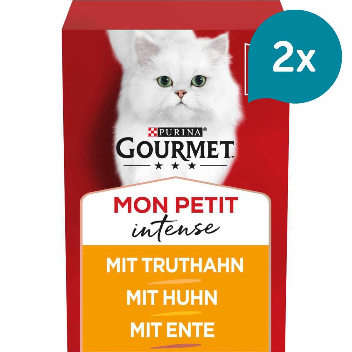 GOURMET Mon Petit Intense Geflügel-Variationen 12x50g von Gourmet